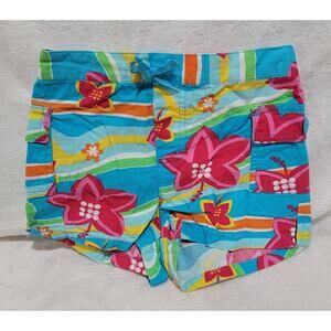 Circo Hawaiian Floral Print Cargo Shorts Size 4T